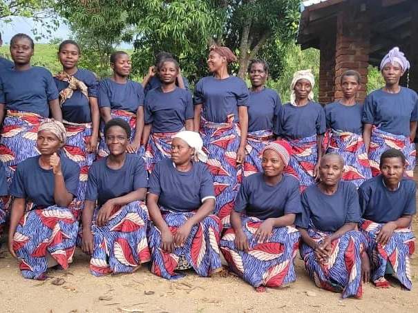 Mulheres malawianas posando para foto